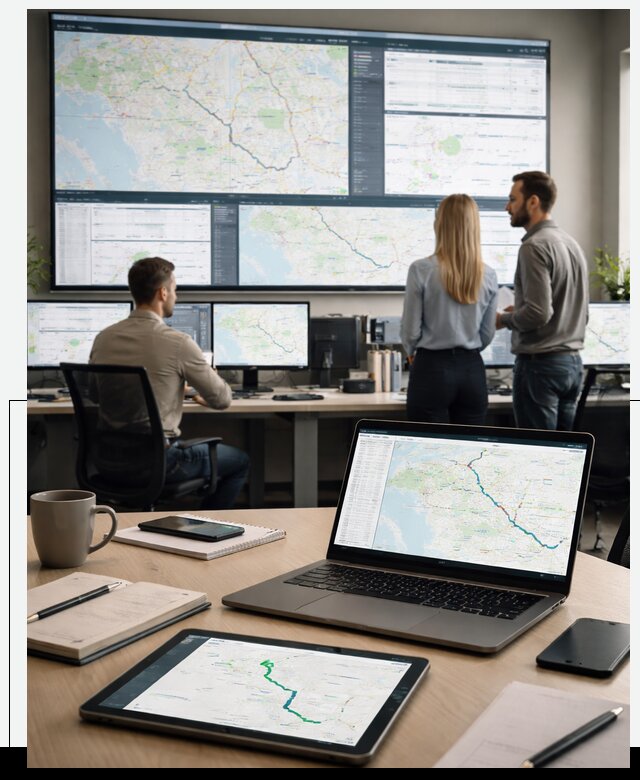 Трекинг грузов и Fleet Management, мониторинг автопарка в Нефтекамске